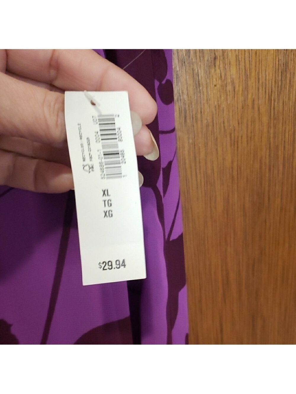 Old Navy Purple Floral Print Shift Dress - Picture 7 of 13